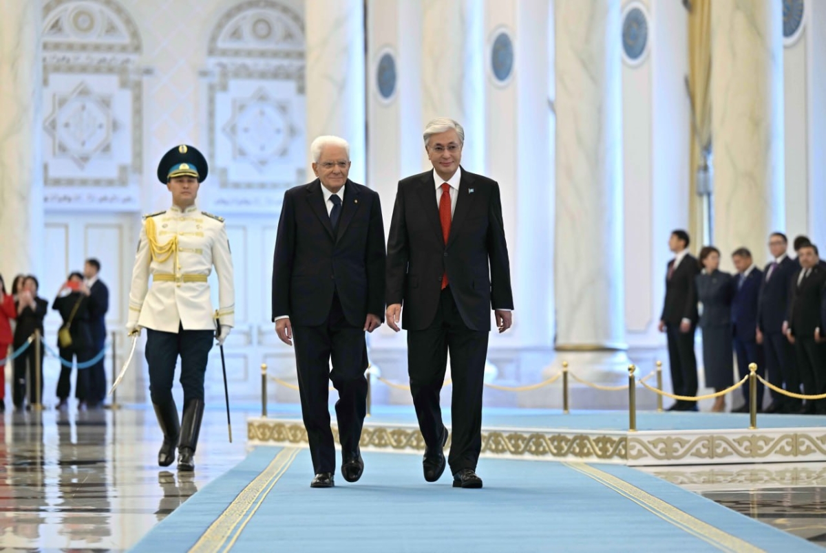 Касым-Жомарт Токаев и Серджо Маттарелла провели переговоры