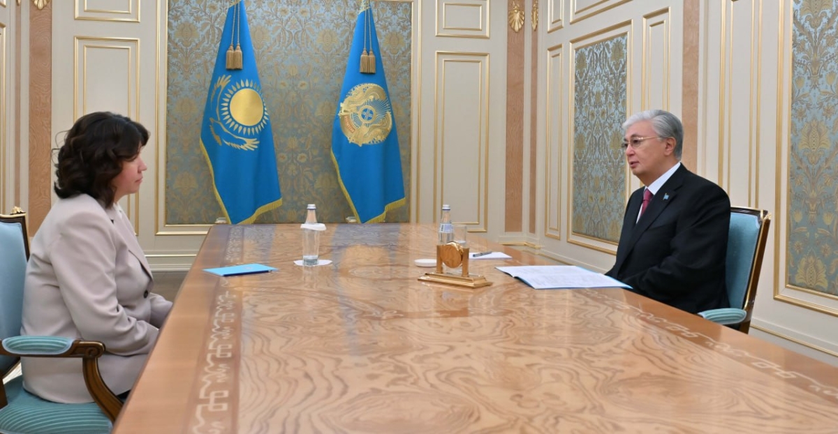 Глава государства принял министра просвещения Жулдыз Сулейменову