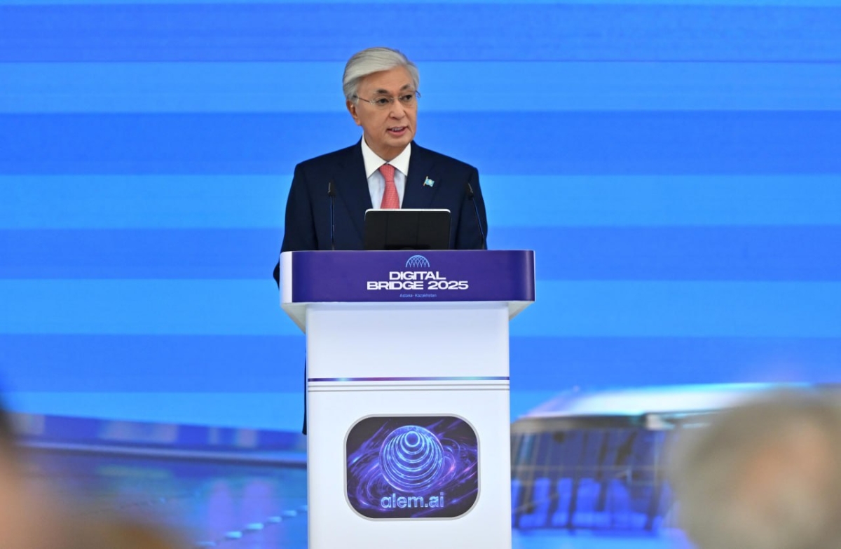 Выступление Главы государства Касым-Жомарта Токаева на международном форуме Digital Bridge 2025