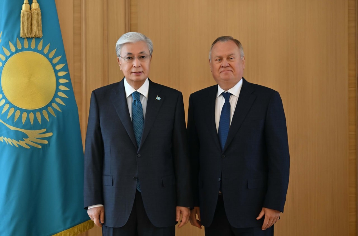 Глава государства Касым-Жомарт Токаев принял председателя правления банка ВТБ Андрея Костина