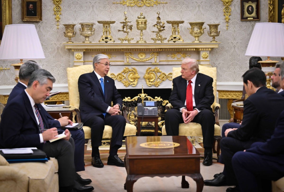 Президенты Казахстана, США и Премьер-министр Израиля провели совместный телефонный разговор