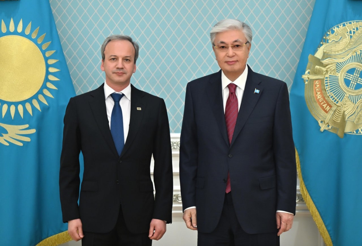 Касым-Жомарт Токаев принял Президента Международной федерации шахмат (FIDE) Аркадия Дворковича