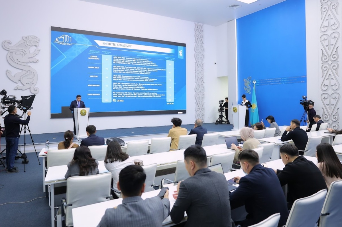 В индустриальных зонах Туркестанской области реализуются 99 инвестпроектов на сумму 152 млрд тенге