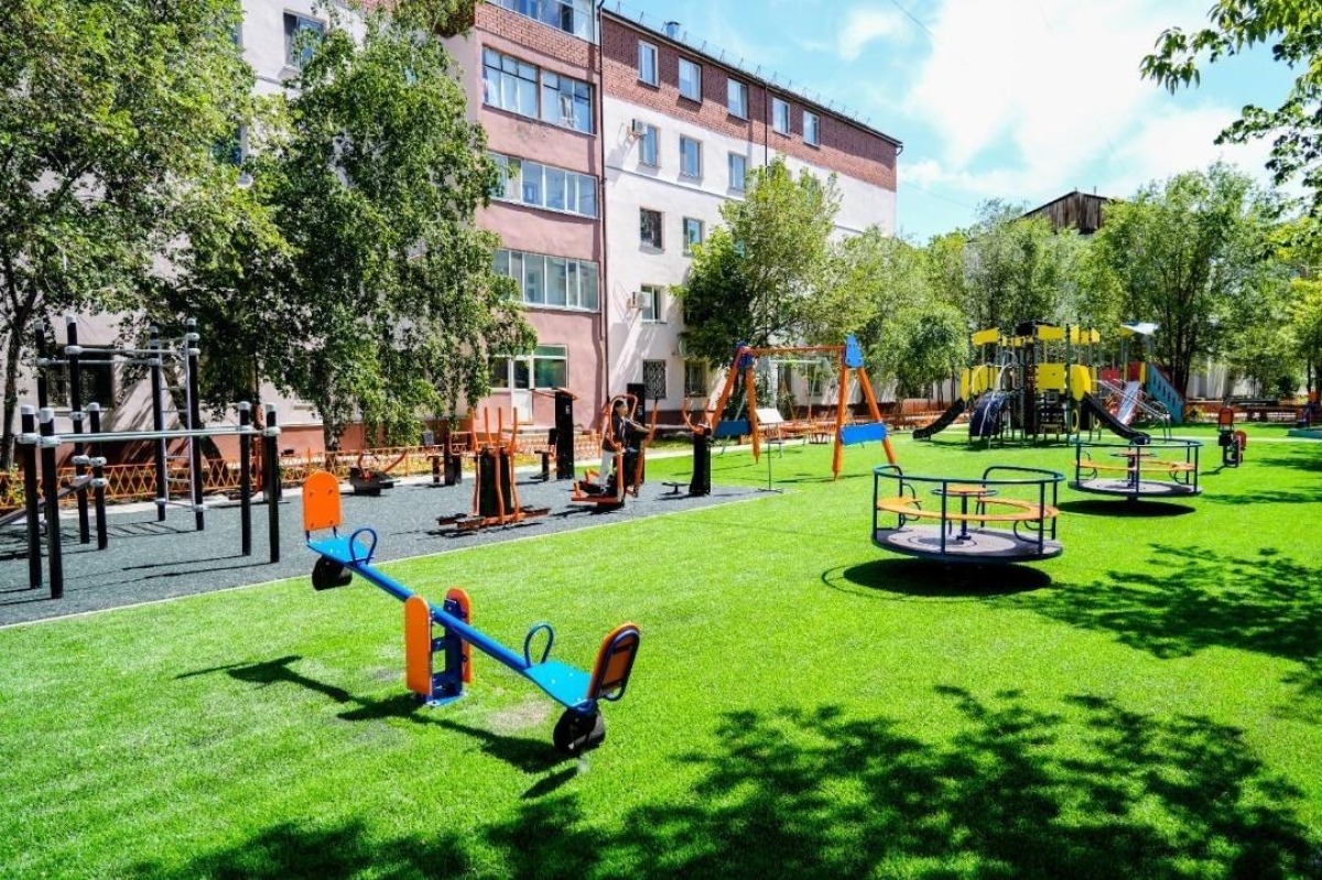 В Астане благоустроены 170 дворов и общественных пространств