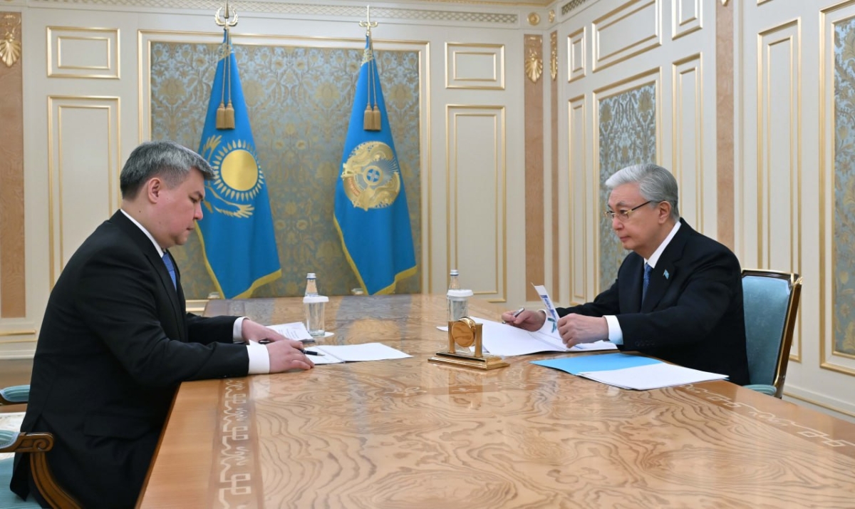 Касым-Жомарт Токаев принял председателя Правления АО «НК «QazaqGaz» Алибека Жамауова