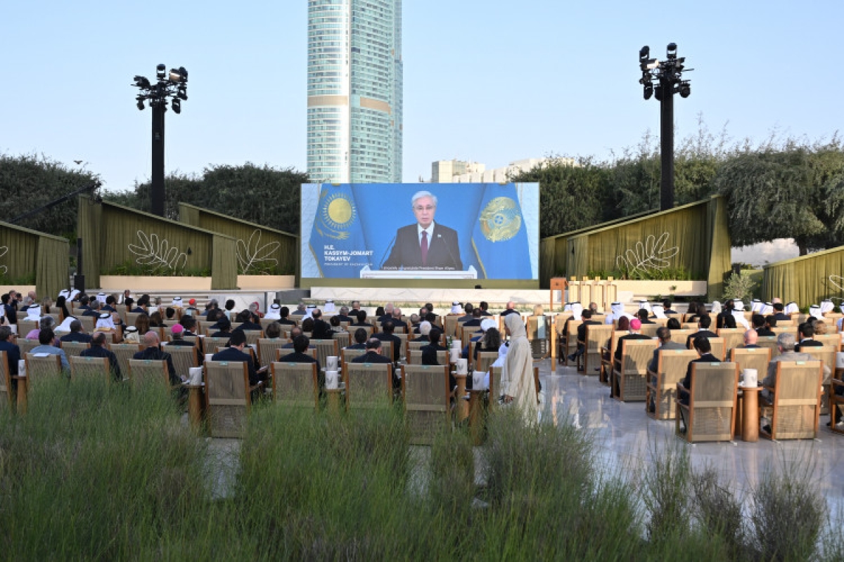 Президент Касым-Жомарт Токаев направил видеообращение участникам церемонии вручения Премии имени шейха Заида «За человеческое братство»