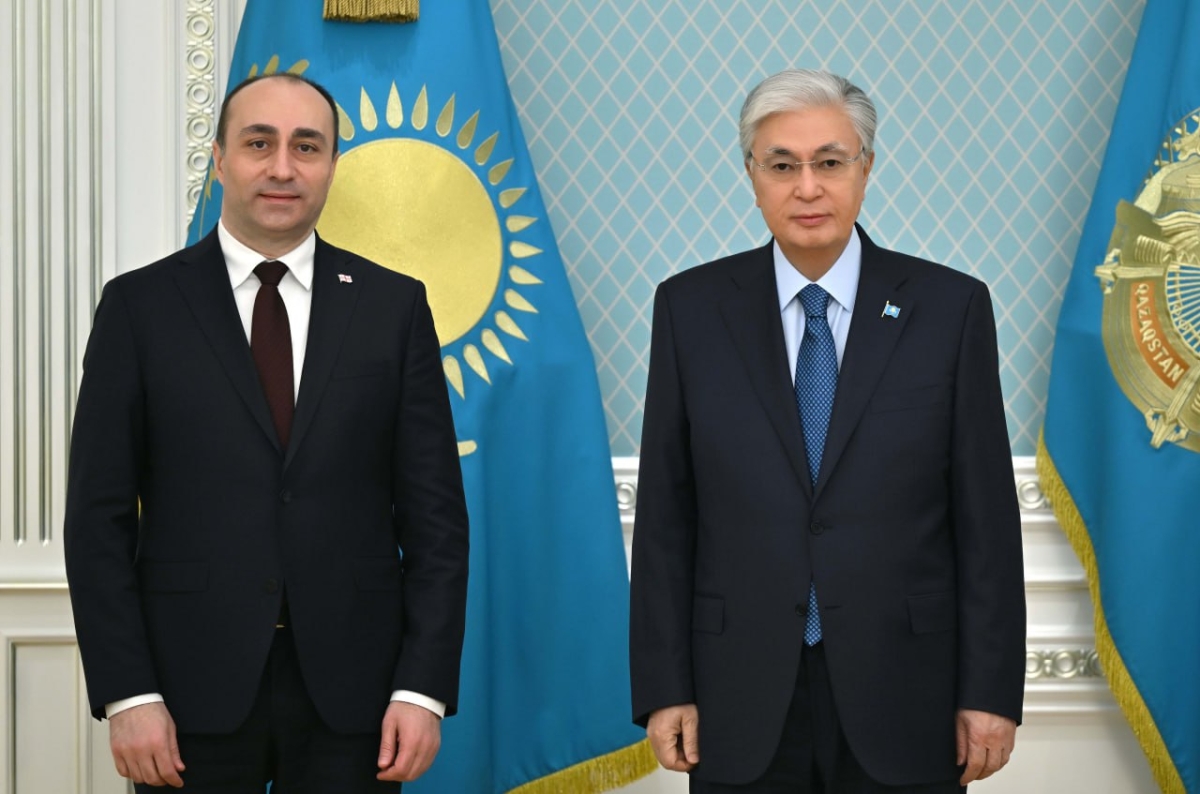 Глава государства принял министра внутренних дел Грузии Гелу Геладзе