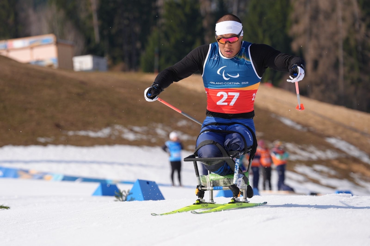 Ербол Хамитов завоевал золотую медаль на Паралимпиаде Милан-Кортина