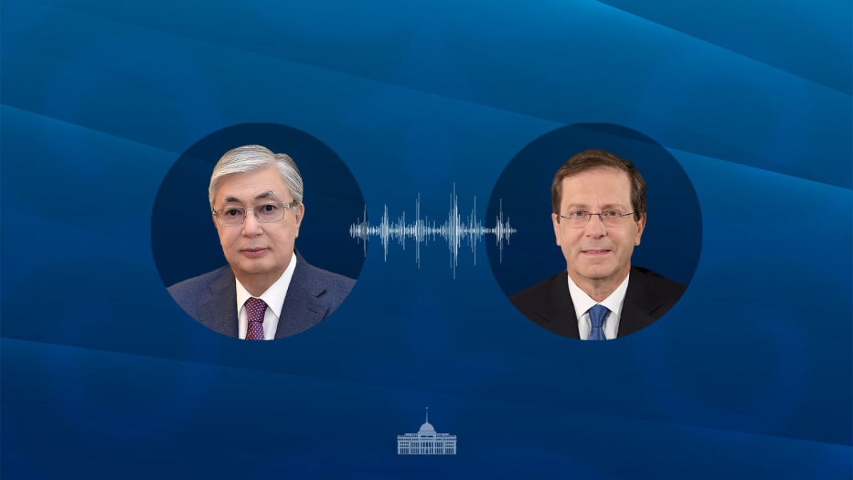 Состоялся телефонный разговор Главы государства Касым-Жомарта Токаева с Президентом Израиля Ицхаком Герцогом